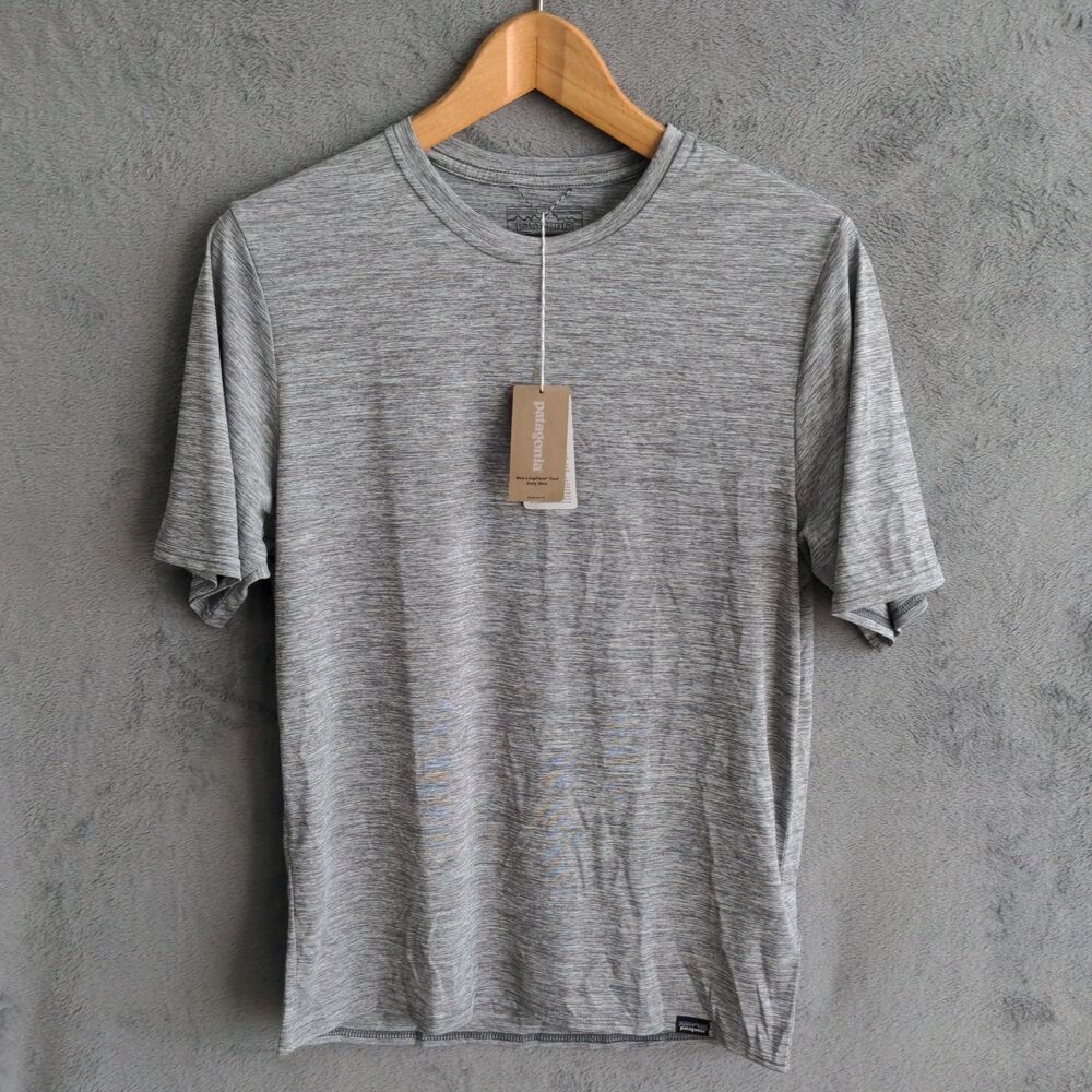 NWT Patagonia Capilene Cool Daily T Shirt Mens XS Grey Wicking Outdoor Gorpcore